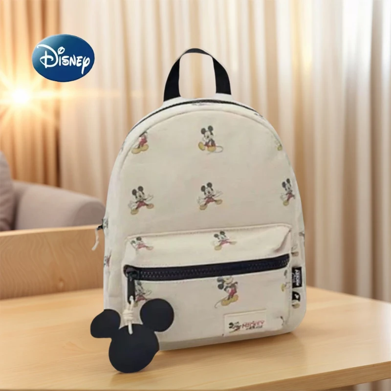 Plecak dziecięcy z nadrukiem Myszki Miki Disney, nowy, mini, uroczy, modny, płócienny tornister, mała torba na prezenty dla dzieci z zawieszką.