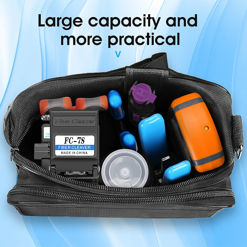 COMPTYCO AUA-M7/M5 optischer Leistungsmesser und 30 mW (lila) Visual Fault Locator AUA-7S Fiber Cleaver FTTH Fiber Optic Tool Kit