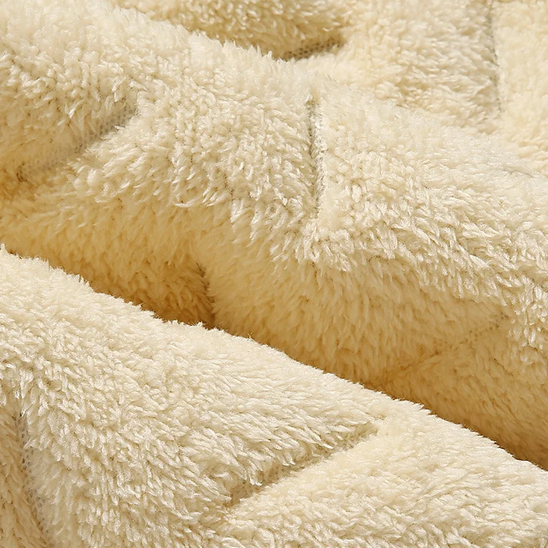 Winter Sweatwear Heren Pluche Dikke Fleece Sweatpant Lamswol Thermische Broek Casual Broek Waterdicht Winddicht Warme Katoenen Broek