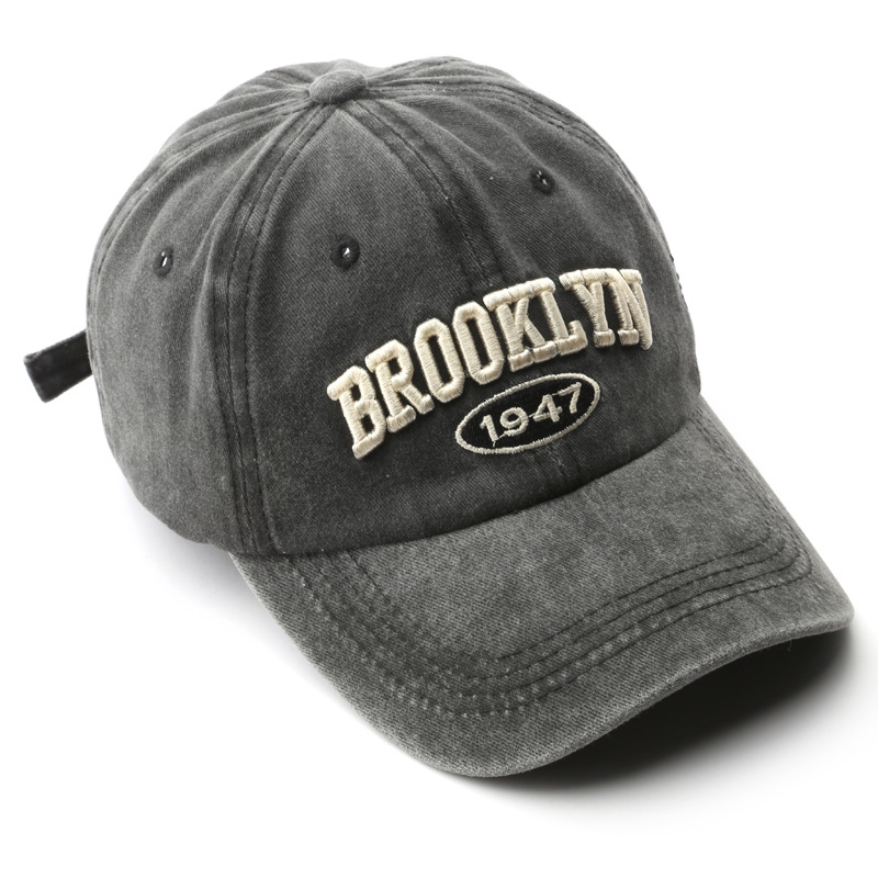 Brooklyn Gorra de béisbol con alfabeto Gorra de béisbol de vaquero