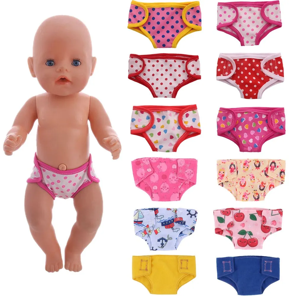 Quần Áo Búp Bê Quần Lót Thế Hệ Chúng Ta Cho 18 Inch Búp Bê Mỹ & Sinh Bé Quần Áo Búp Bê 43 Cm, bộ Quần Áo Giáng Sinh Búp Bê Tã