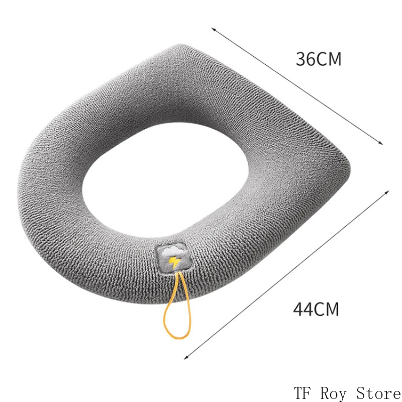 Soft WARM Toilet Pad เบาะจับล้างทําความสะอาดได้ฤดูหนาวหนาห้องน้ําฝาครอบที่นั่งห้องน้ํา Nearestool อุ่นอุปกรณ์เสริม