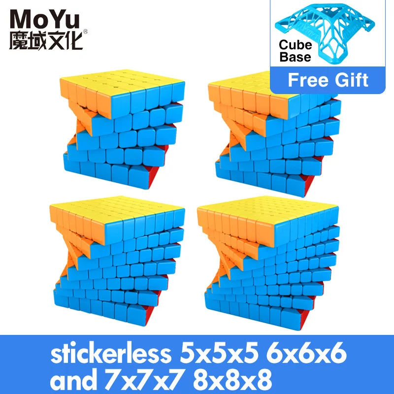 MOYU Magic Cube magnetic speed 7x7 9x9 8x8 professional Cube Weilong Wr M Meilong GTS 3m Kit 6x6 Cube for kids toys boys Puzzle