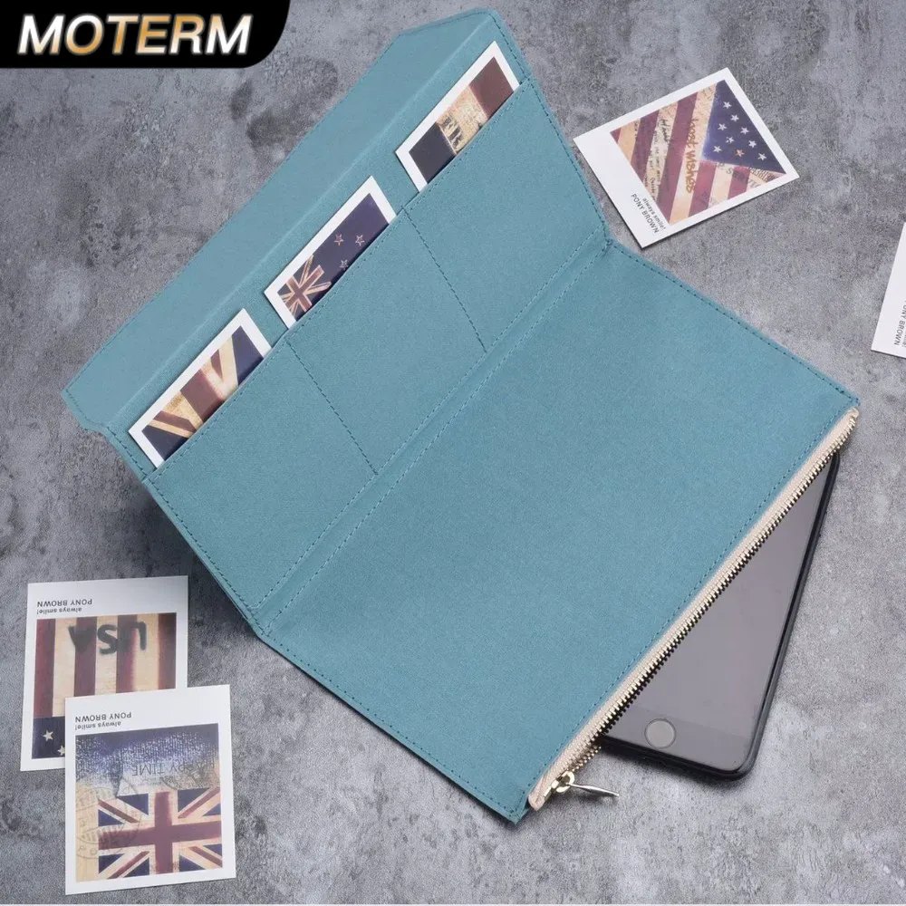 Olive Green Canvas Zipper pocket For Traveler's Notebook Accessory Standard Regular size paper card holder storage bag