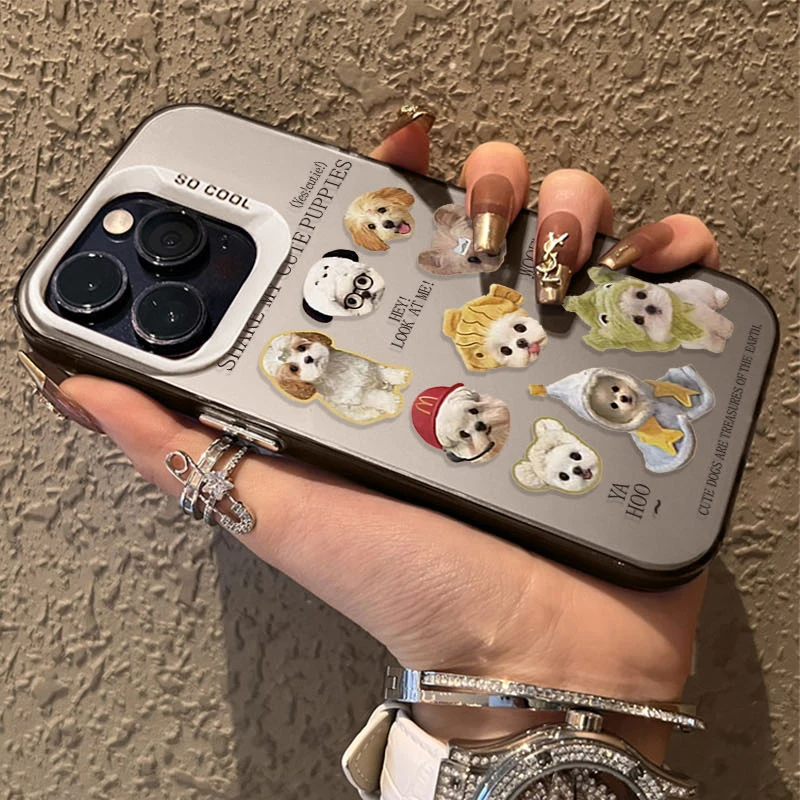 Casing Pelapis Desain Anjing Kucing Lucu Lucu untuk Xiaomi Redmi Note 14 13 12 11 Pro Plus 4G 5G 12S 11S 10S 10 9 9S 12C 13C 14C A3 A4