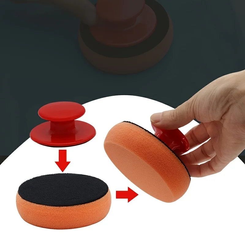 Car Waxing Sponge Waxing Sponge Beauty Seam Hand Waxing Small Sponge Crystal Plating Sponge