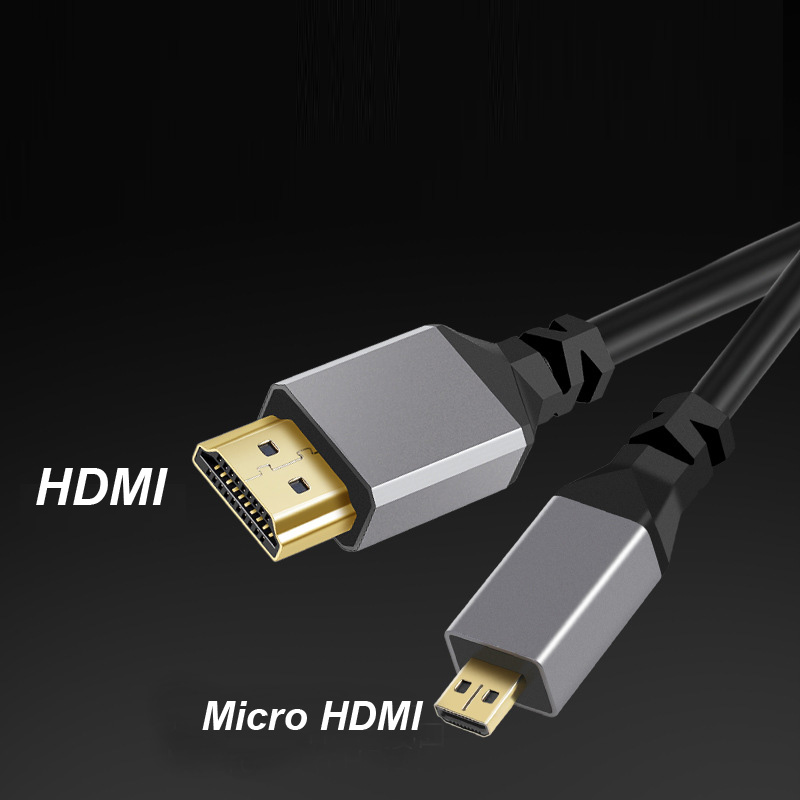 4K @ 60HZ 0.5-2.4M Tương Thích HDMI Sang HDMI/MINI HDMI/ Micro HDMI/cuộN Mở Rộng Linh Hoạt Xoắn Ốc Cáp Đực Cắm Cáp