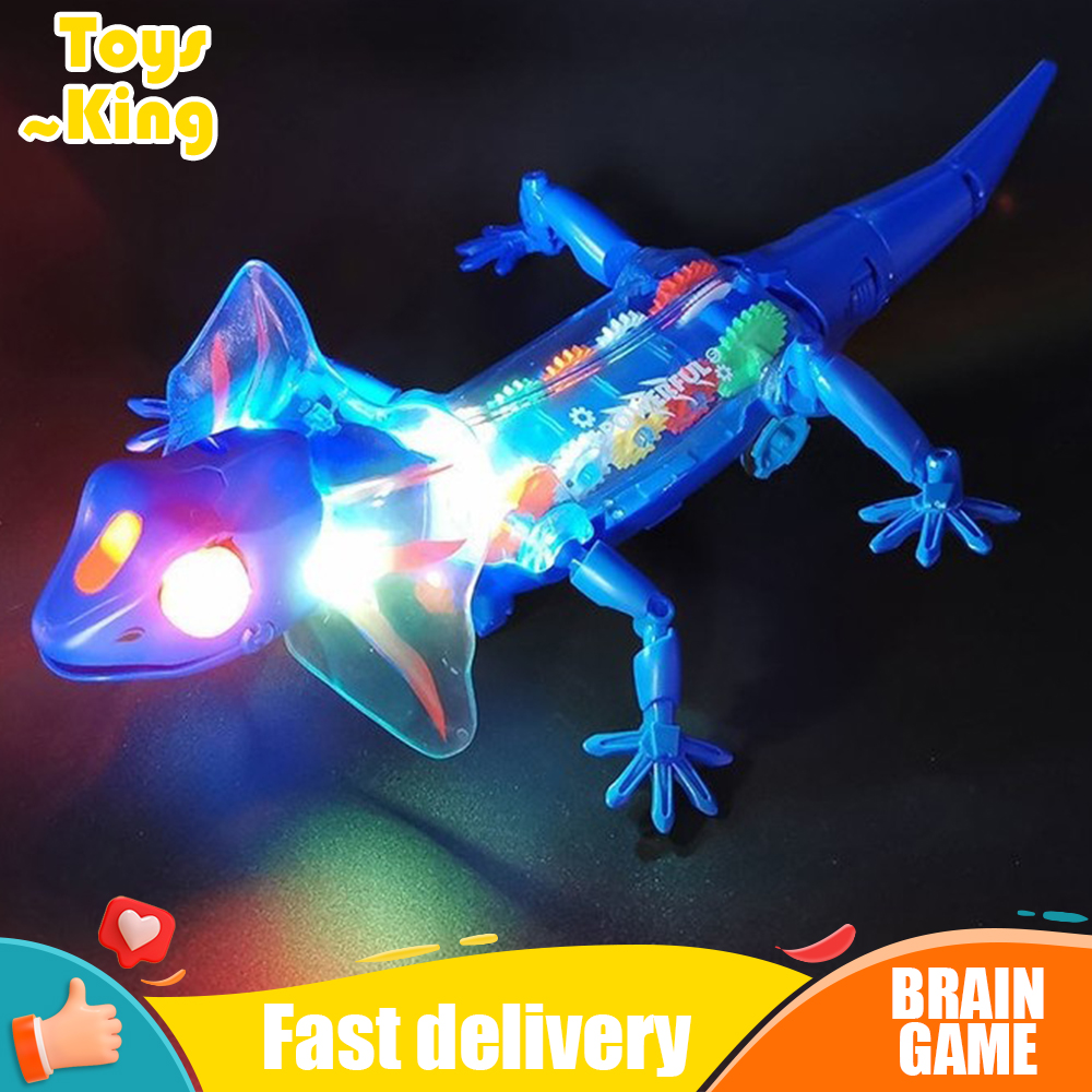 Đi Bộ Thằn Lằn Mô Hình Robot Đồ Chơi Với Âm Thanh Đèn Tập Bò Có Thể Tháo Rời Đuôi Hình Thú Ngộ Nghĩnh Điện Đồ Chơi Cho Trẻ Em, Quà Tặng