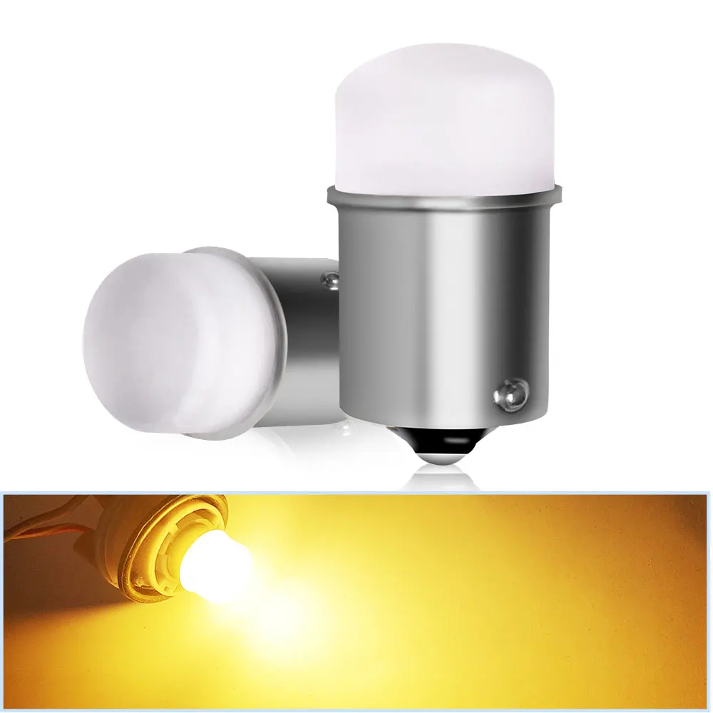 2 Stuks Auto Signaal Lamp Dagrijverlichting R5W R10W 1156 P21W BA15S P21/5W 1157 BAU15S PY21W 12V Auto Mistlamp