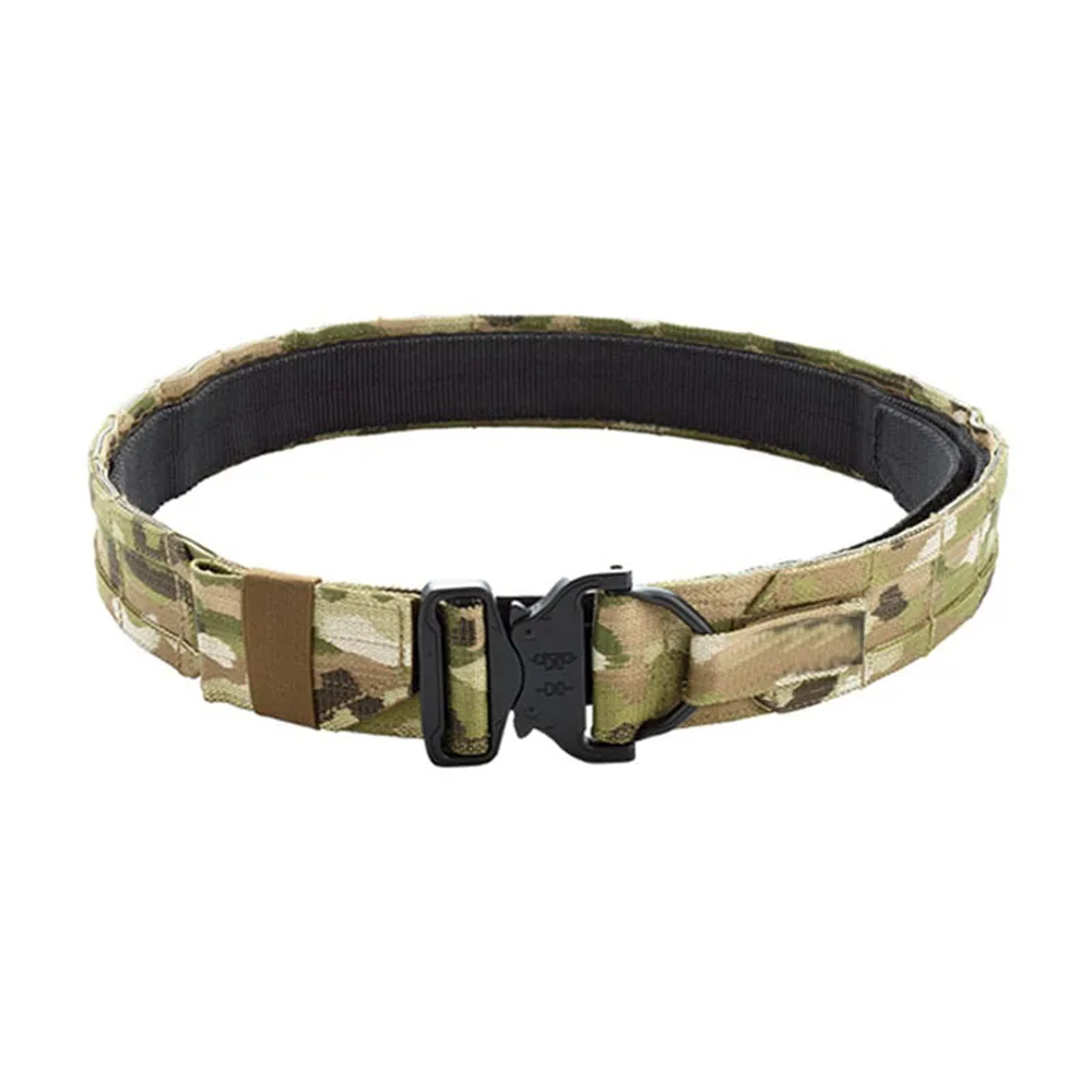 Nuevo Cinturón de doble capa de 1,5 pulgadas, cinturón Molle para exteriores, cinturón de caza CS