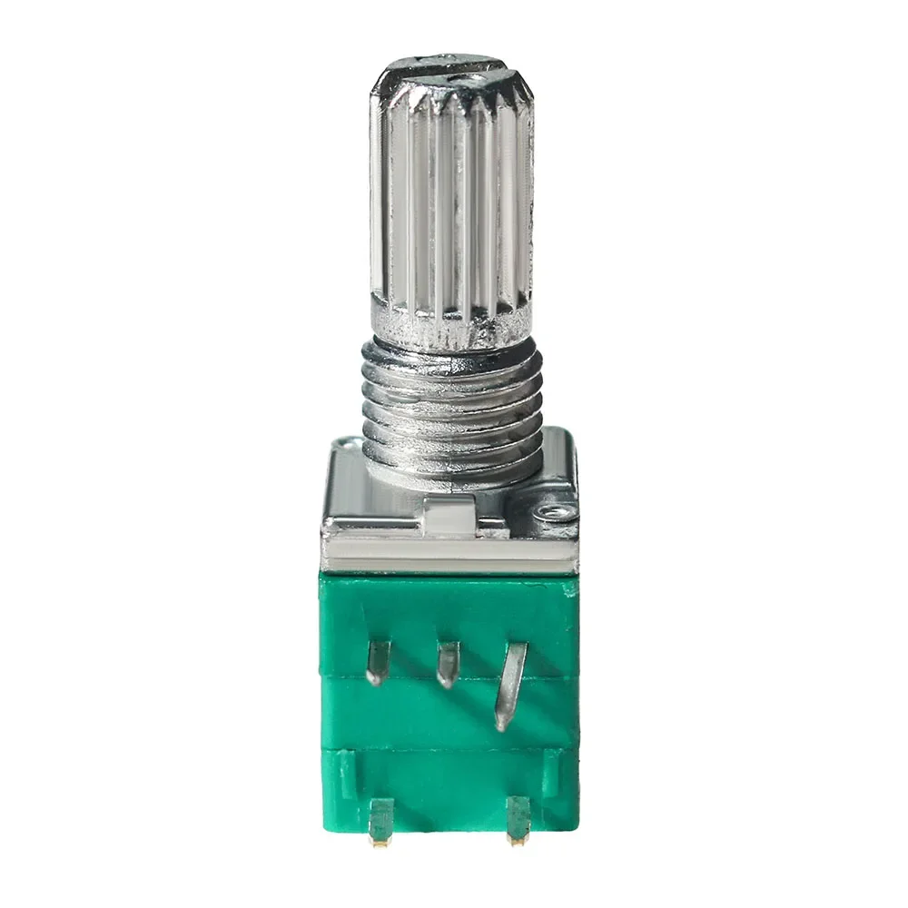 5 uds potenciómetro de volumen interruptores industriales 5Pin B1K 5K 10K 20K 50K 100K 500K interruptor eje de Audio 15mm sellado de amplificador RK097G