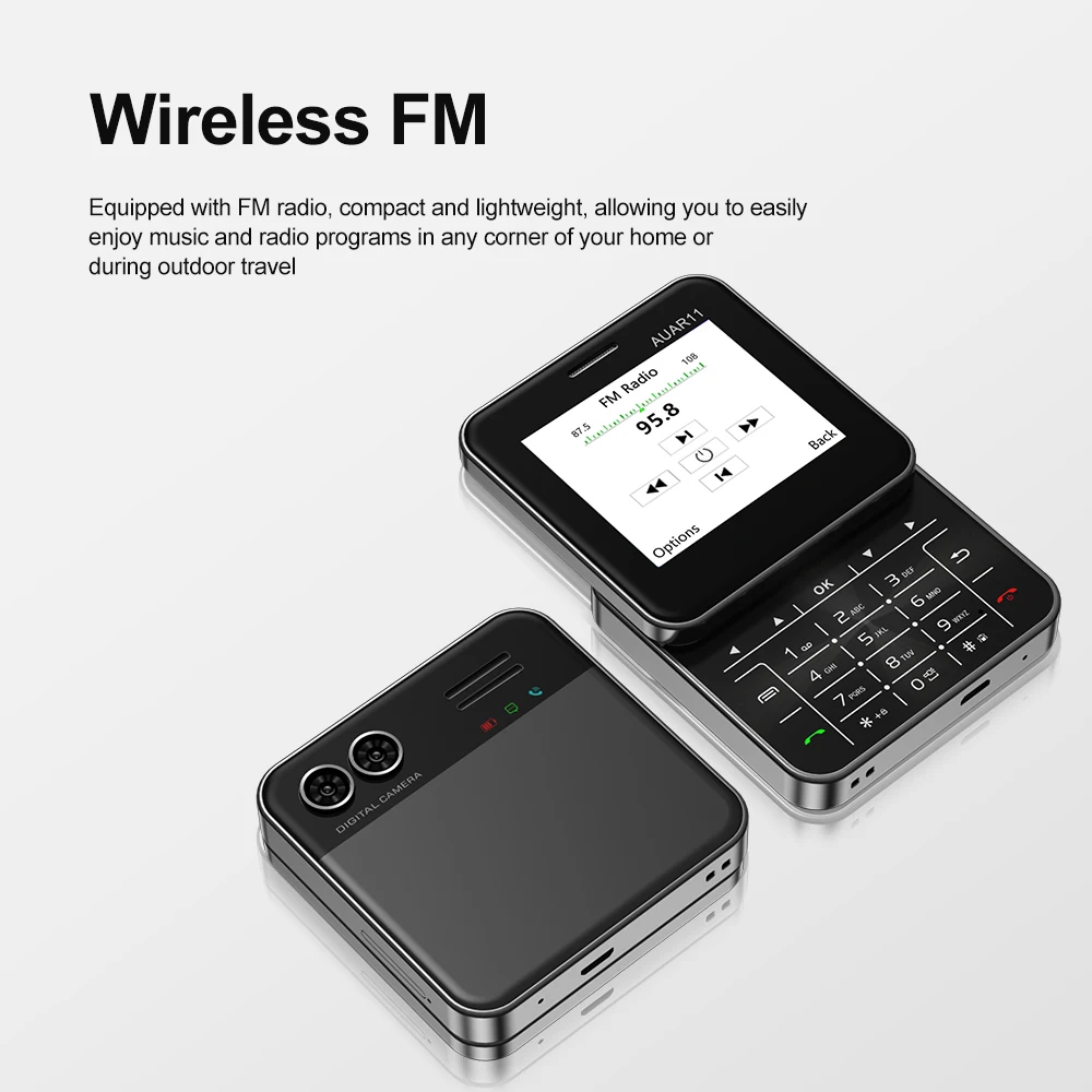 SERVO AUAR11 회전 슬라이딩 스크린 전화 2.4" 디스플레이 2G GSM 블랙리스트 단축 다이얼 소형 휴대폰 최신 다국어