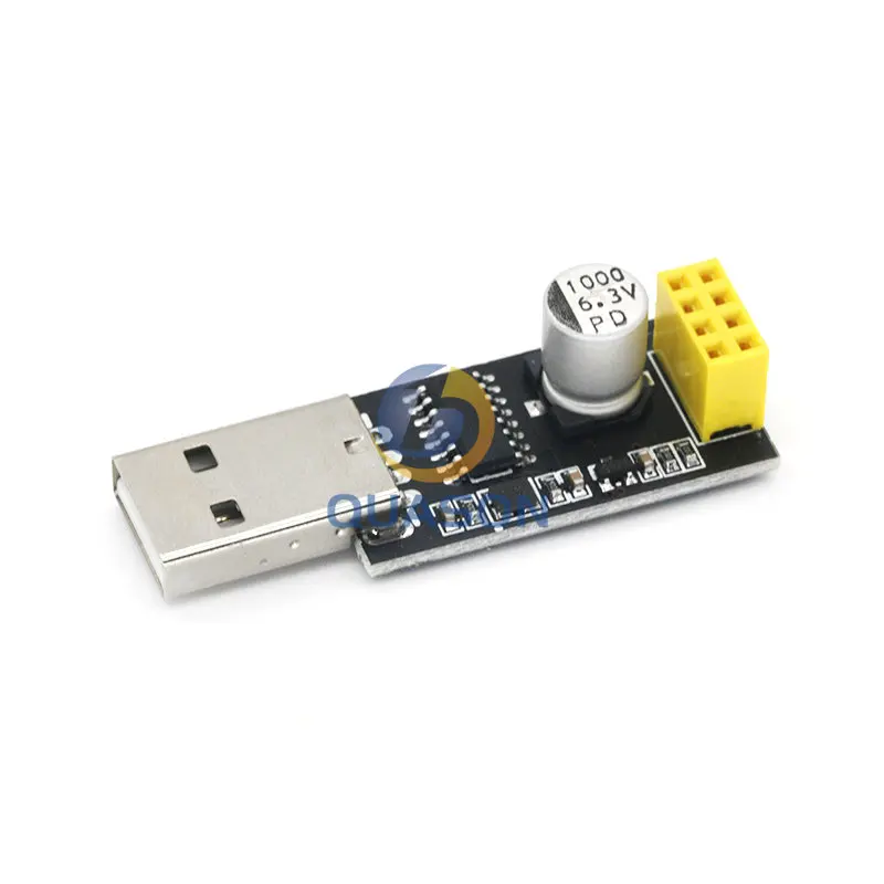 Adaptador programador ESP01 UART GPIO0, módulo de placa de desarrollo Wifi inalámbrico, USB a ESP8266, ESP-01, ESP8266, CH340G