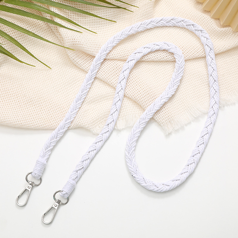 Handwoven Braided Strap For Shoulder Crossbody Bag Replacement Bag Accessories Belt Anti Loss Phone Strap Hanging Rope