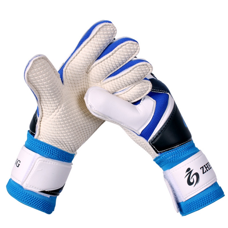 Volwassenen Kinderen Professionele Voetbal Keepershandschoenen Vingerbescherming Doel Verdikte Latex Voetbalhandschoenen voor futbol futebol Doel