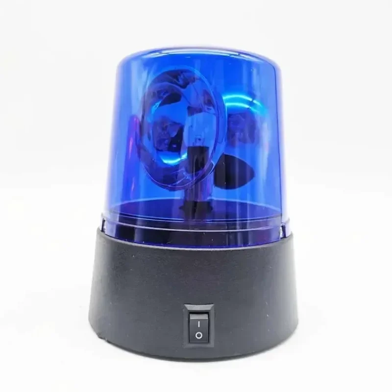 Red Blue Rotating Strobe Warning Lights 12V, Flashing Beacon for Emergency Vehicles Party DJ Stage Event Decoration