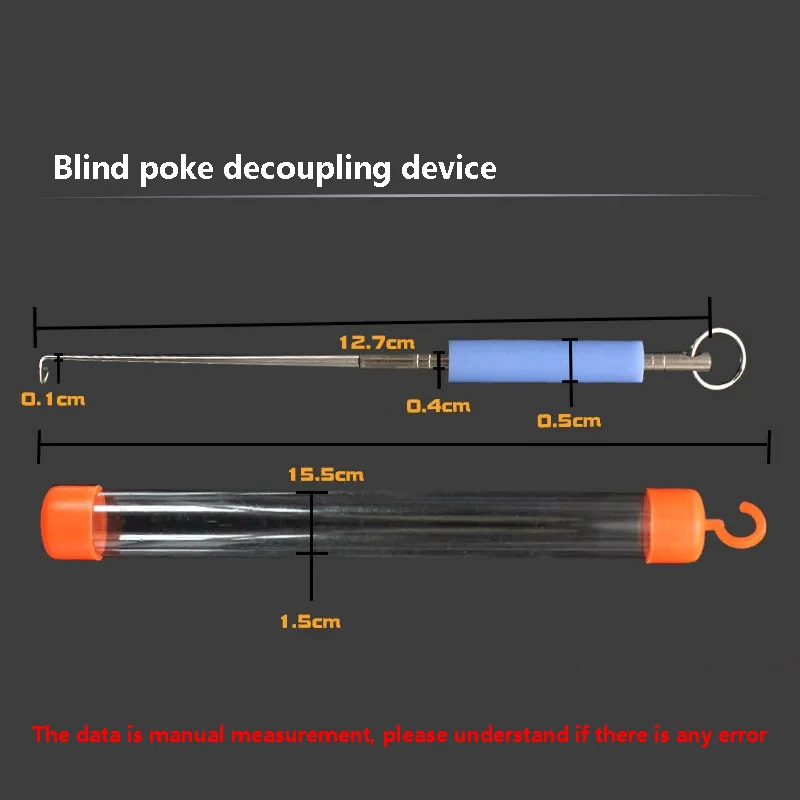 Disconnector ปลาย่างแบบตาบอดเครื่องมือตกปลาซิลิโคน