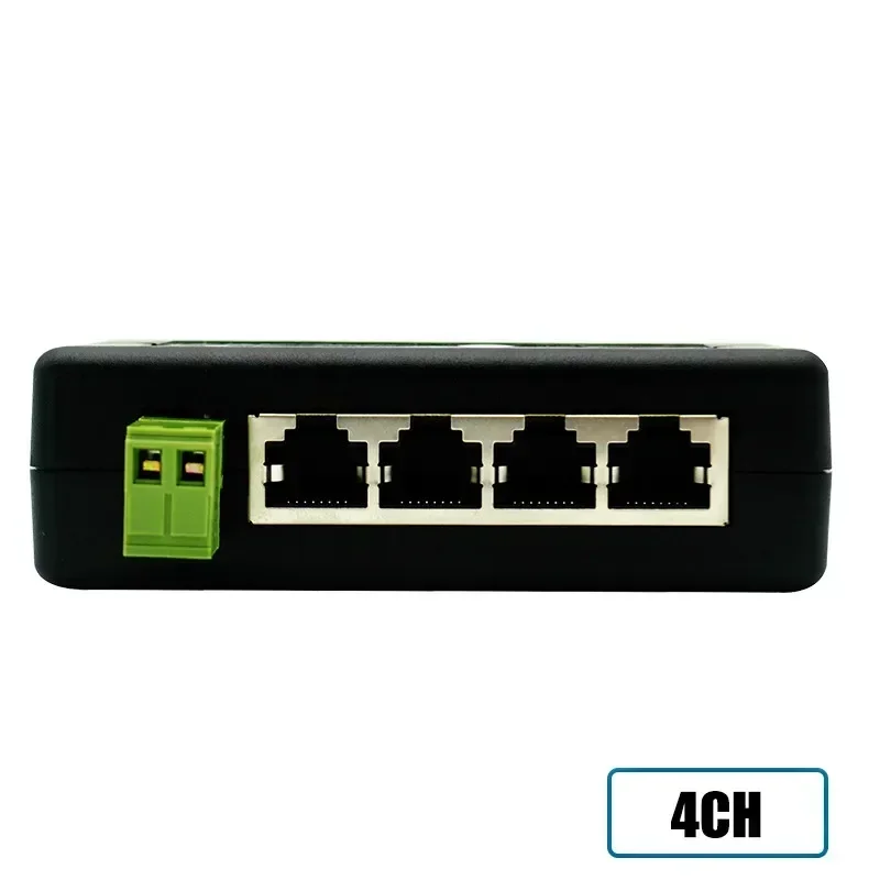 Inyector POE de 4 puertos, divisor para cámara de red CCTV, alimentación por Ethernet IEEE802.3af, novedad