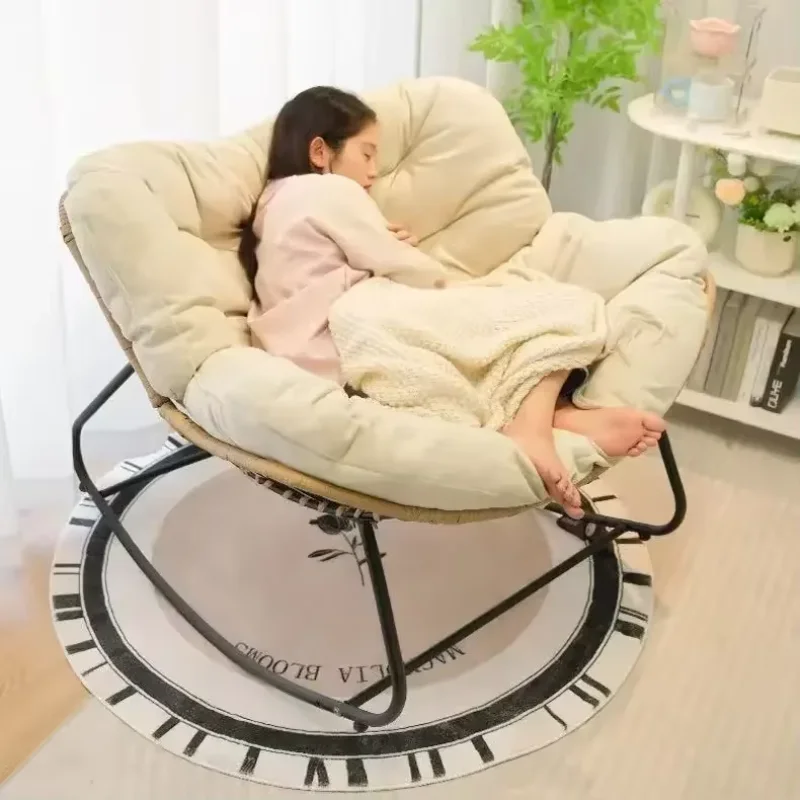 Internet celebrity Rocking chair recliner adult balcony home leisure lazy sofa living room single sofa