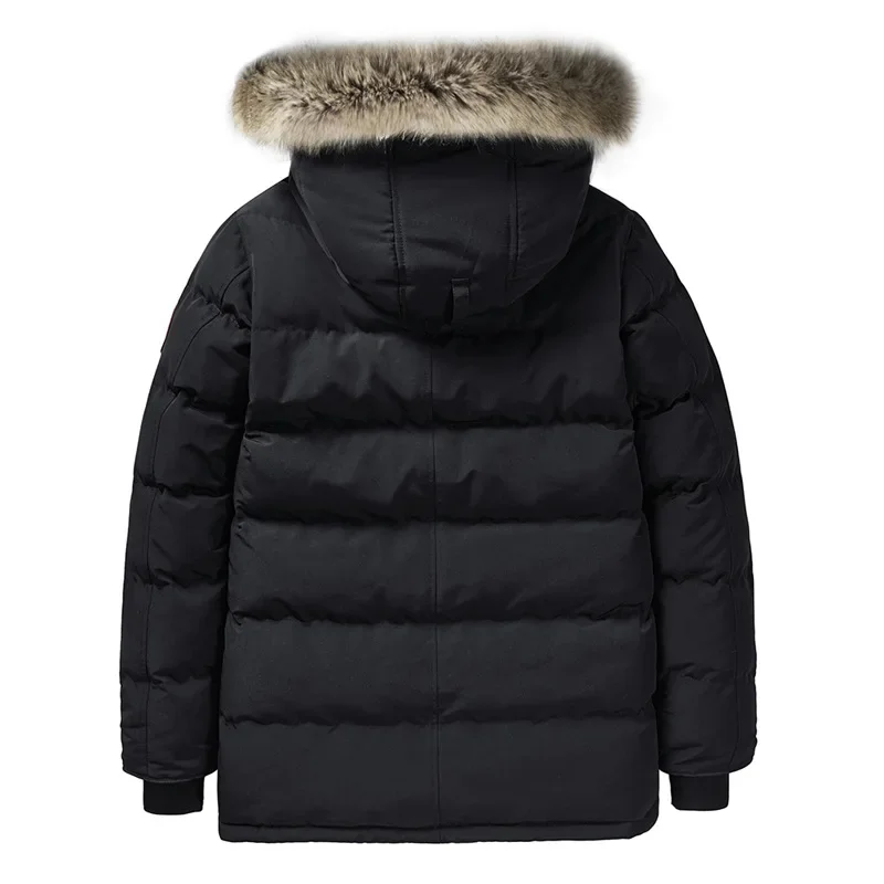 MaiDangDi-Chaqueta de algodón con capucha para hombre, abrigo cálido y cómodo, grueso, de felpa, talla grande 8XL, para invierno