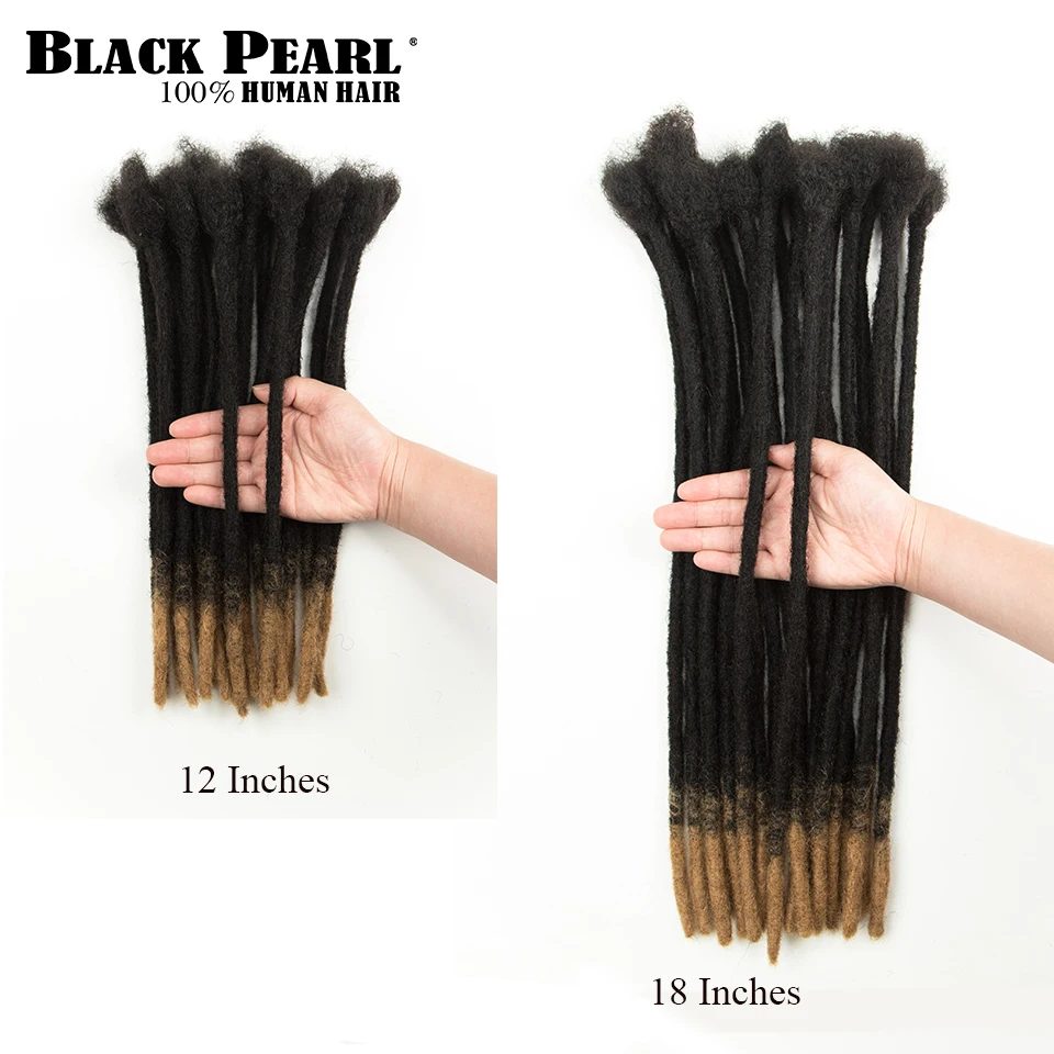 Dreadlocks de cabelo humano loc extensões kinky em linha reta 100% extensões de dreadlocks de cabelo humano 100% extensões de dreadlock de cabelo humano