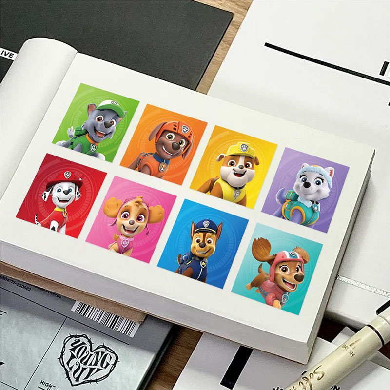 500 шт., наклейки с рисунком «Щенячий патруль», «сделай сам», каваи, аниме, рисунок, детская награда, конверт, уплотнительные граффити, декоративные наклейки