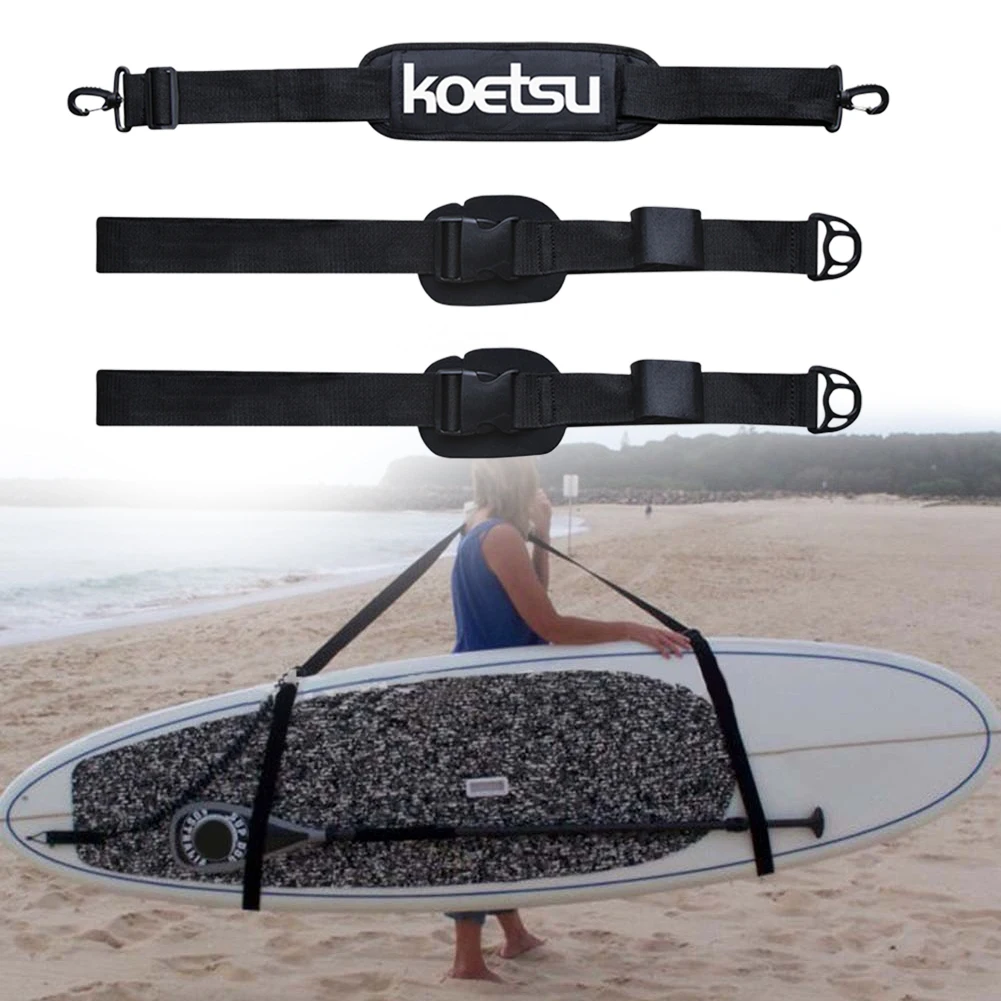 Verstellbarer Surfbrett Schulter gurt tragen Schlinge Stand Up Paddle board Surfbrett Surf Flossen Paddel Wakeboard Surf Kajak Werkzeug