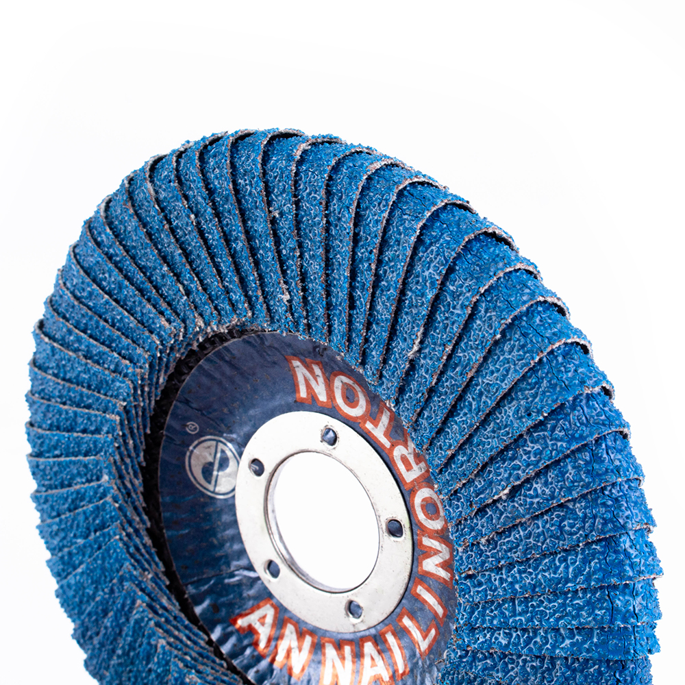 Disques à lamelles 100/115/125mm meules de ponçage abrasif 60 disques de ponçage en oxyde de céramique de grain pour le polissage de meuleuse d'angle