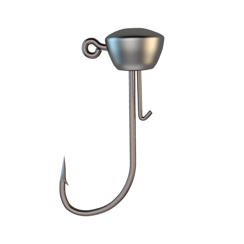 Câu Cá NED Đầu Jig Móc Mạnh Mẽ Chống Rơi Rớt Ngoài Phụ Trợ Đứng Móc Quan Cá Dẫn T Đuôi Con Sâu Fishhook
