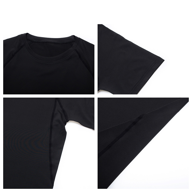 กีฬา T เสื้อผู้ชายด่วนแห้งแขนสั้นกีฬา TEE Tops GYM ฟิตเนสเสื้อการฝึกอบรมเสื้อยืดผู้ชาย Rashguard