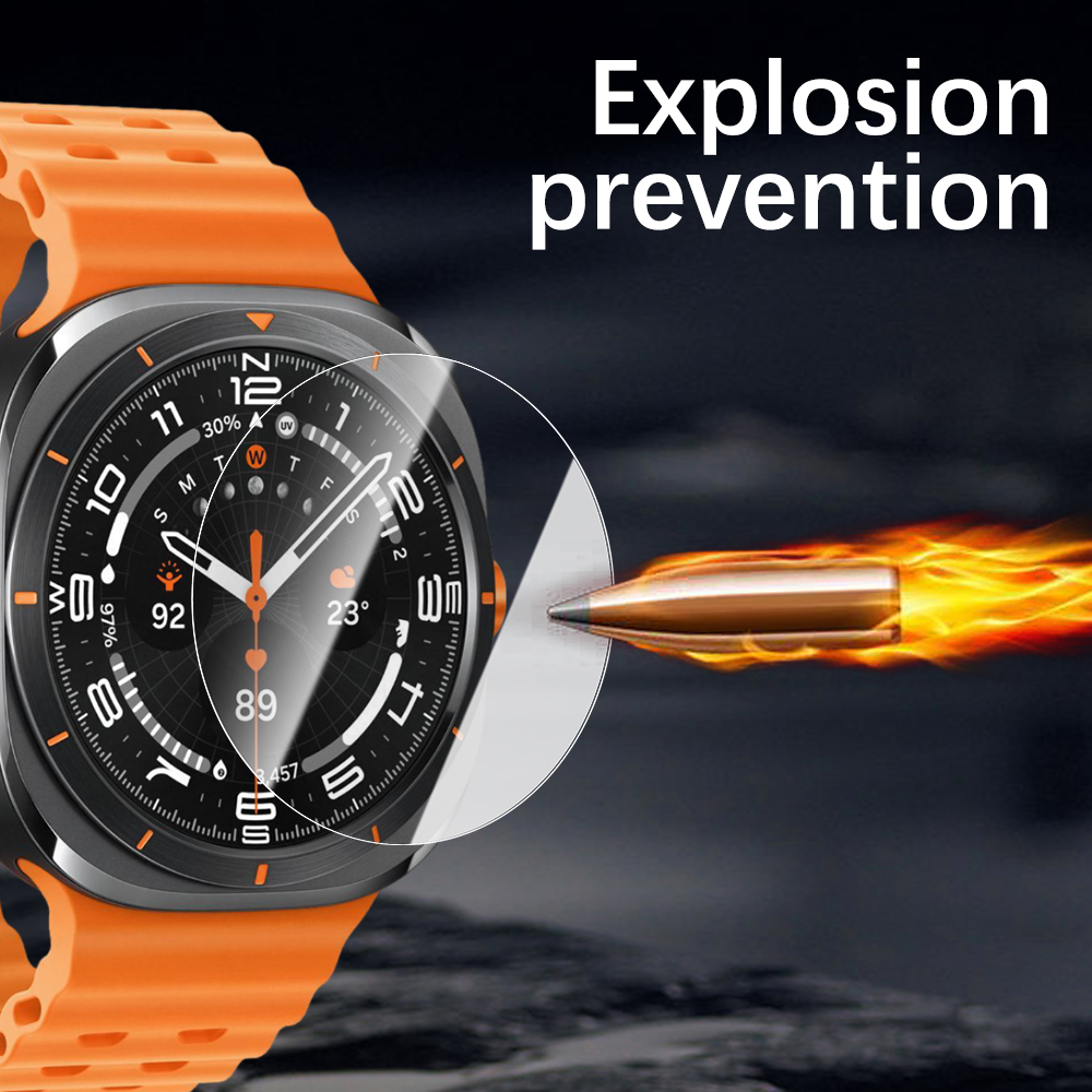 Screen Protector For Samsung Galaxy Watch Ultra 47mm Tempered Glass  Protective Film For Samsung Watch 7 40 44mm Protector Film