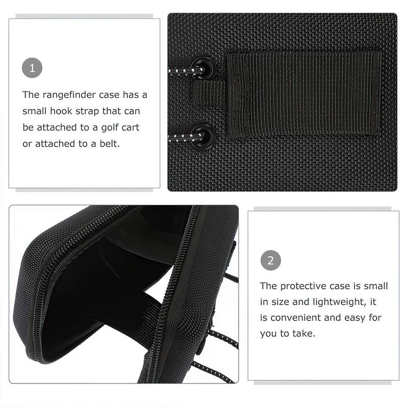 Golf Rangefinder Case Golf Range Finder Protection Cover With Zipper EVA Distance Meter Carrying Storage Bag For Golf Accessory