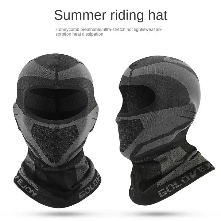 Sommer atmungsaktive Sturmhaube Motorrad Vollmaske Motorrad Radfahren Fahrradmaske Helm Kapuze Moto Reiten Hals Gesichtsmaske