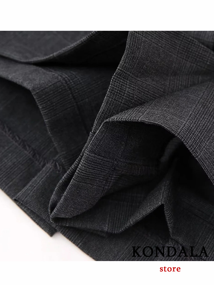TRAFZA Vintage Casual Chic Vrouwen Rok Effen Korte Rits Rechte Korte Rok Nieuwe Mode 2025, Zomervakantie Minirok