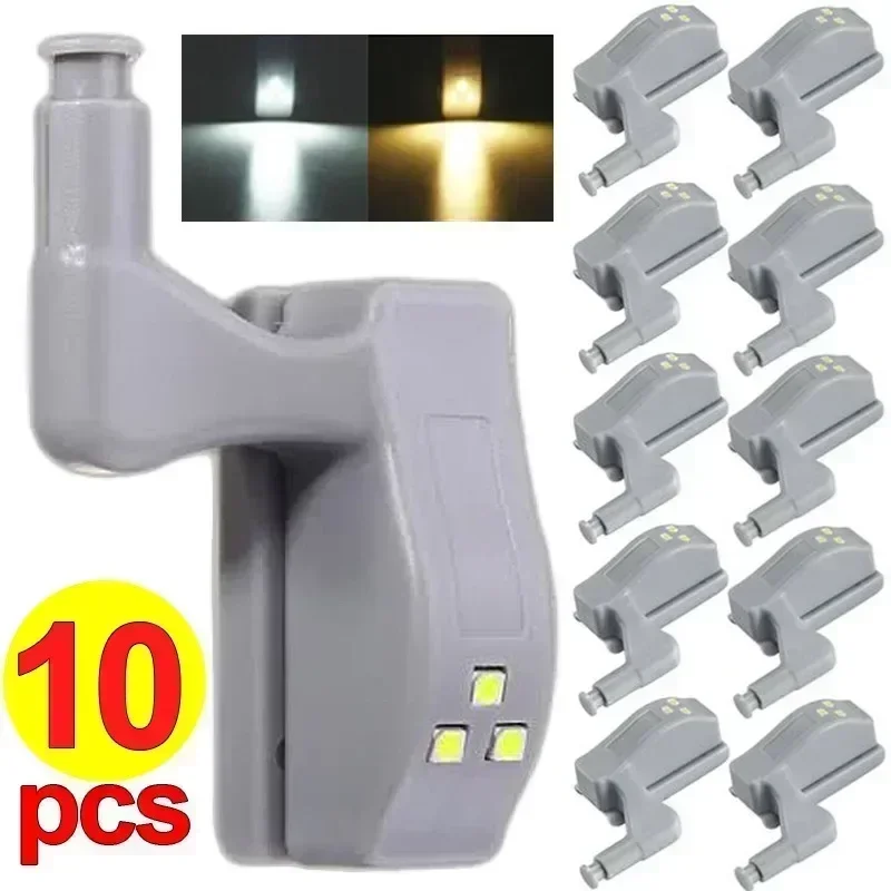 LED ภายในโคมไฟบานพับตู้ไฟ Universal ตู้เสื้อผ้าตู้ประตูเซ็นเซอร์ไฟห้องนอนตู้เสื้อผ้าห้องครัวตู้เสื้อผ้า Night Lights