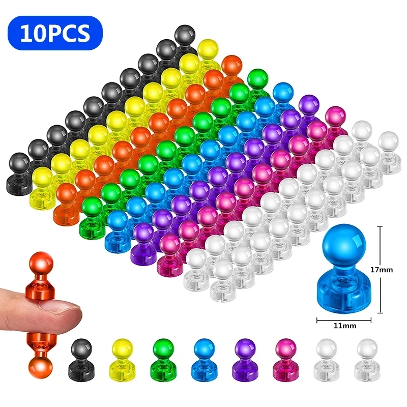 Nam Châm Pushpin Văn Phòng Pushpin Nam Châm Neodymium Mạnh Mẽ Nón Nam Châm Siêu Nam Châm Tủ Lạnh Miếng Dán Từ Tính Pushpin