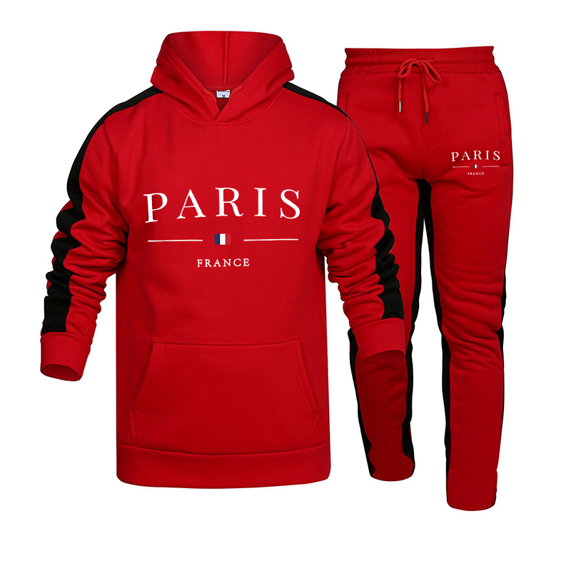 Automne hiver hommes deux pièces en plein air hommes survêtement ensemble offre spéciale vêtements de sport pantalons de survêtement à capuche mode confortable décontracté Jogging