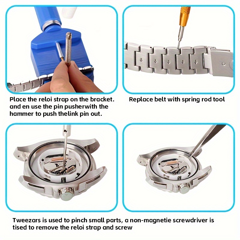 Tools For Repairing Watches Watch Maintenance Adjusting Watch Straps Replacing Batteries 147 Parts Disassembly And Installation