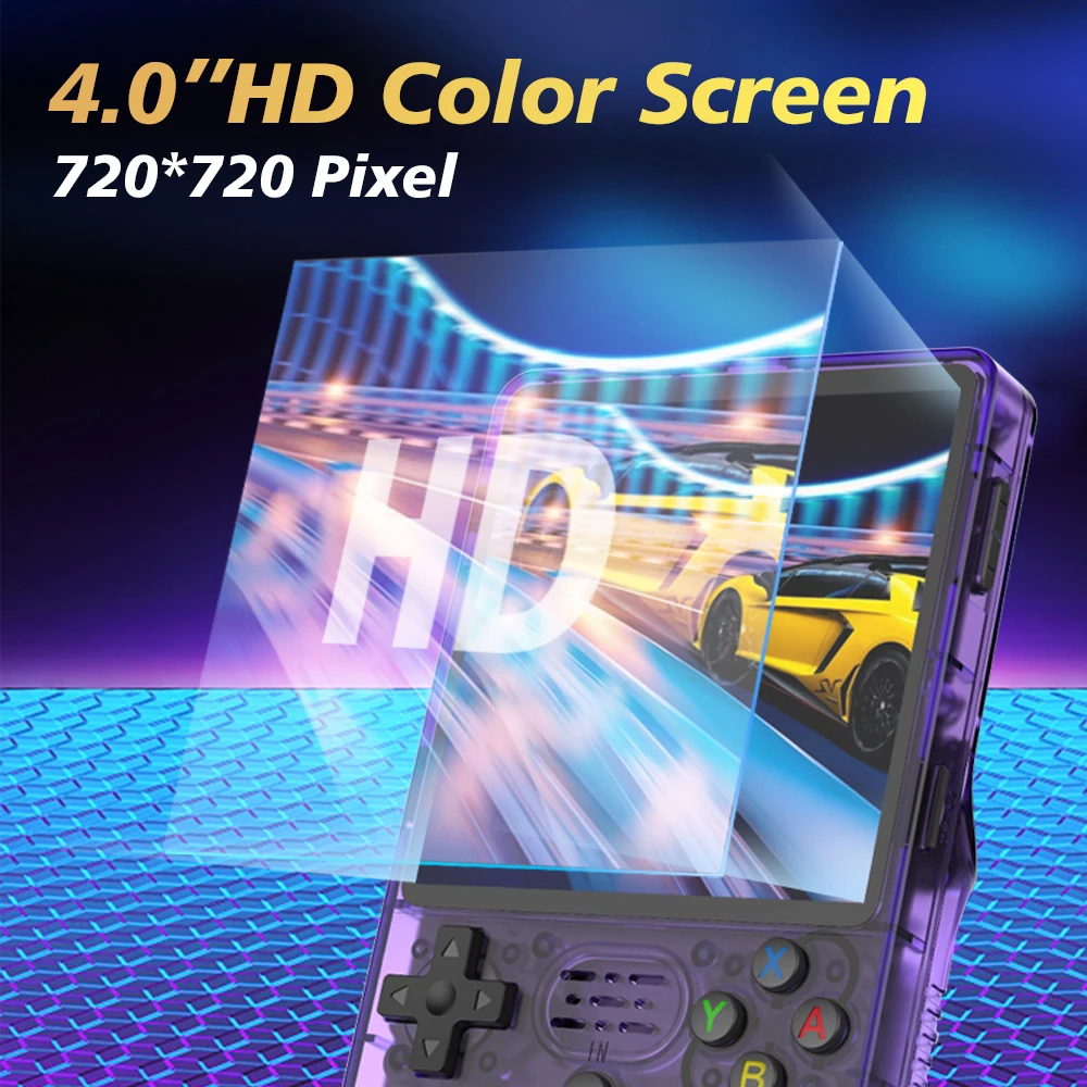 2025 NEW 4"IPS Big Screen R36S Plus Retro Handheld Game Console Linux 64-bit System RK3326 Portable Pocket ARKOS 2.0 R36SPLUS