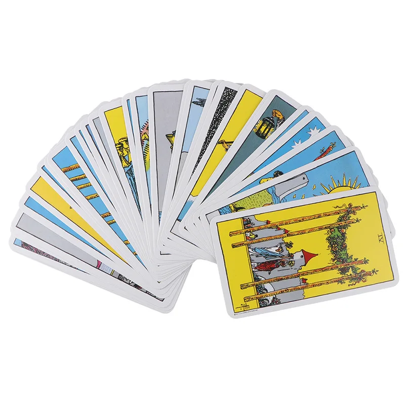 Rider waite tarô cartas clássico tarô espanhol inglês versão cavaleiro garçom adivinhação destino previsão profecia o mágico