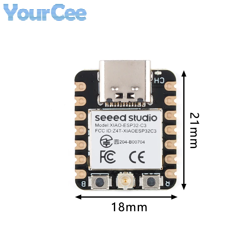 10pcs/1pc ESP32C3 Seeed Studio Seeedstudio XIAO BLE WIFI Wireless Development Board Module ESP32 Tiny MCU 4MB 400KB  For Arduino