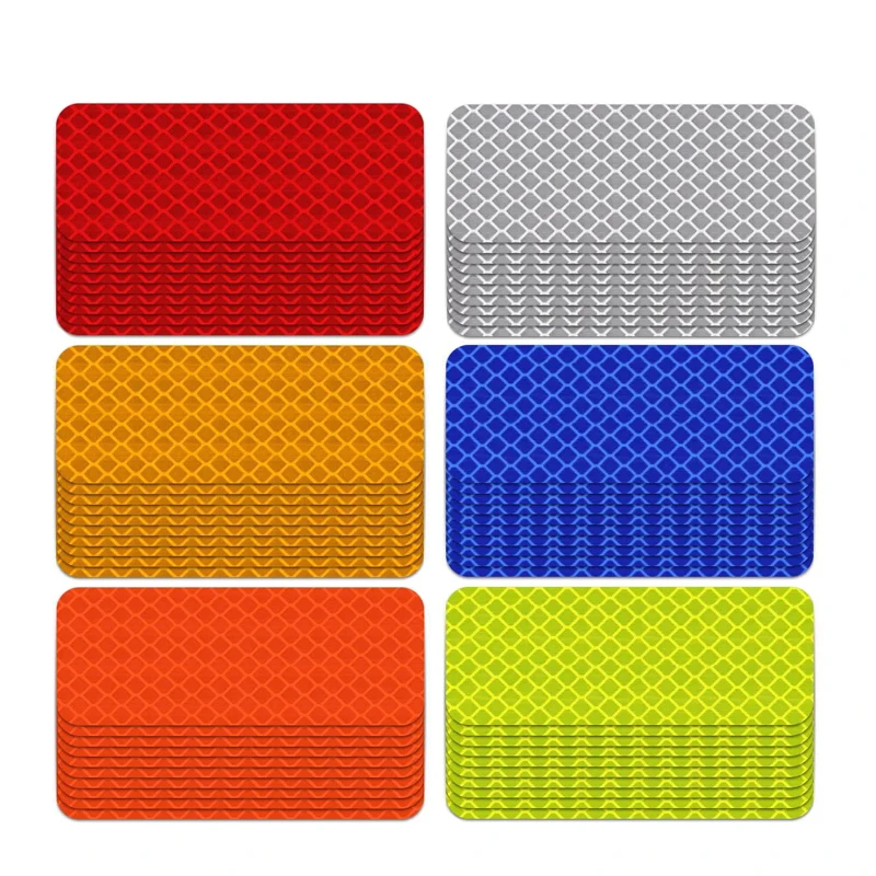 รถกันชนสติกเกอร์สะท้อนแสงแถบสะท้อนแสงเทป Secure Reflector สติ๊กเกอร์สติ๊กเกอร์