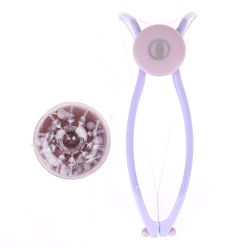 Mini Gesichts Haarentferner Frühling Threading Epilierer Gesicht Defeatherer Haar Entfernung DIY Make-Up Schönheit Werkzeug für Wangen Augenbrauen