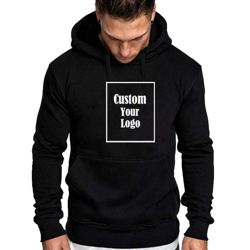 Nuevo estampado chándal Sudadera con capucha Joggers pulóver Sudadera con capucha otoño Casual hombres ropa de Color sólido personalizar ropa de calle 2024
