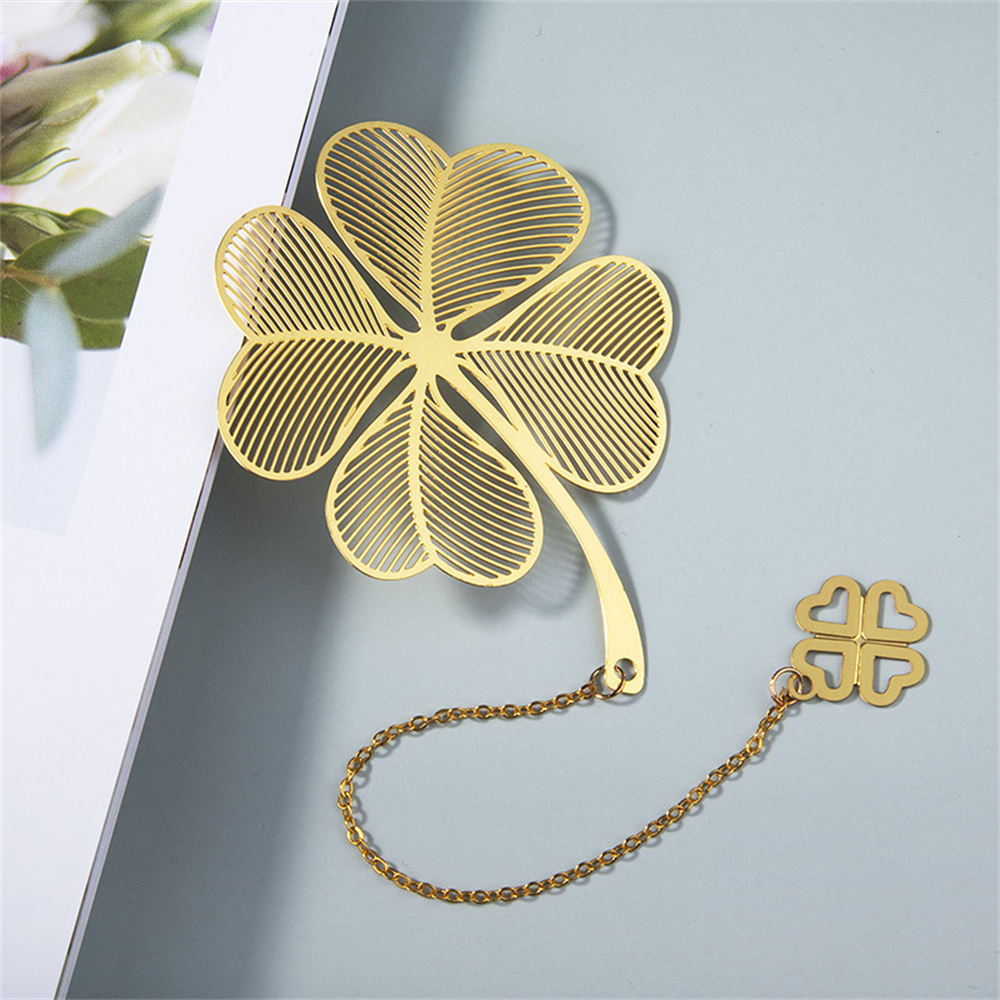1 PC GOLD Hollow แปะก๊วย Biloba Maple Leaf Lotus Vein โลหะบุ๊คมาร์คนักเรียนสไตล์จีนเครื่องเขียน Retro Book Marks ของขวัญ