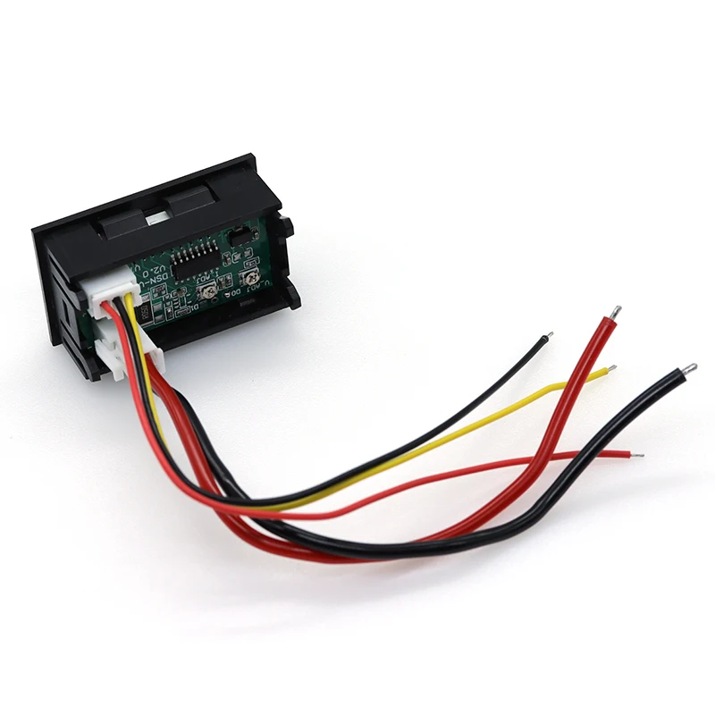 Mini voltímetro Digital, amperímetro DC 100V 10A, Panel Amp, voltios, medidor de corriente, Detector de prueba, pantalla LED Dual de 0,56 ", coche