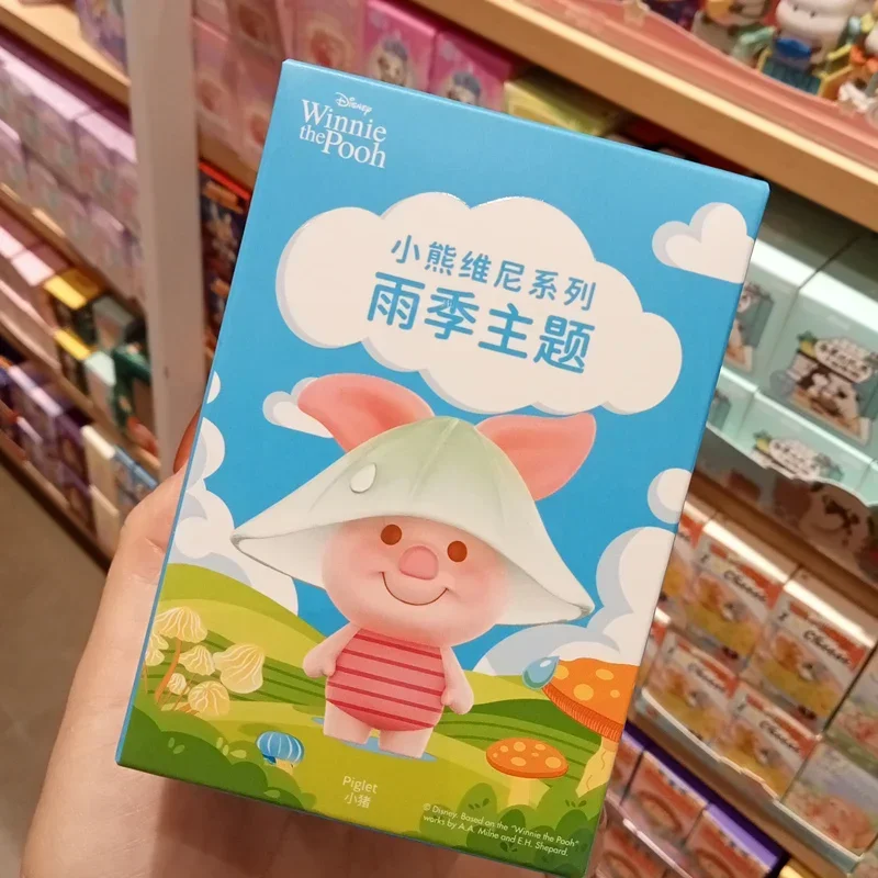MINISO Disney Winnie the Pooh búho Tigger Piglet Eyeore conejo caja ciega regalos juguete modelo Anime figuras coleccionar adornos
