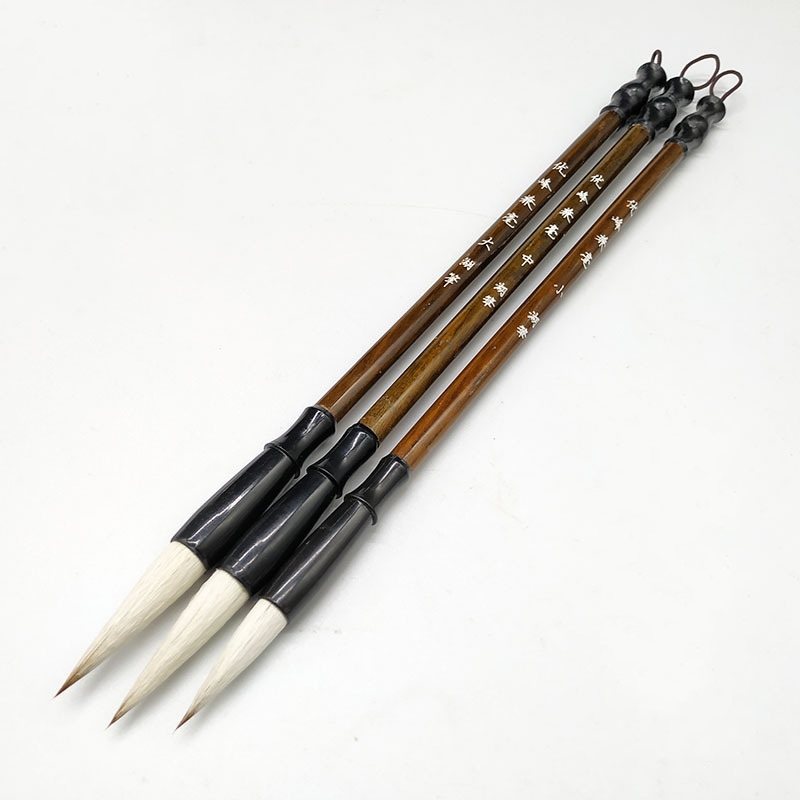 6 Stück chinesischer Kalligraphie-Pinsel, Schreibpinsel zum Zeichnen, Malpinsel (groß, mittel, klein)