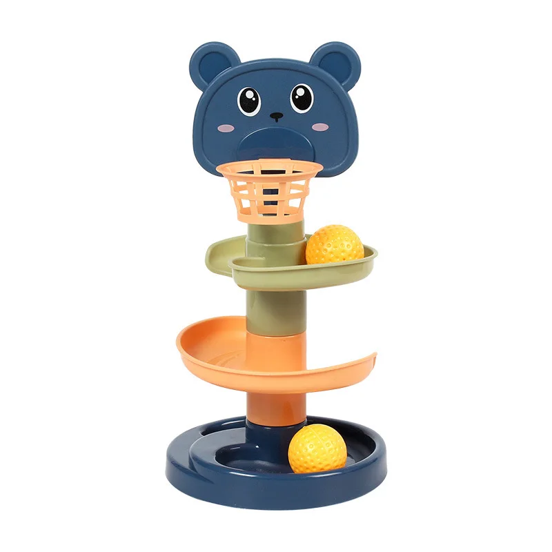 Cán Bóng Cọc Tháp Đầu Giáo Dục Đồ Chơi Xoay Cán Bóng Cọc Tháp Đồ Chơi Cho Bé Montessori Con Quay Theo Dõi Đồ Chơi Xếp Hình Quà Tặng
