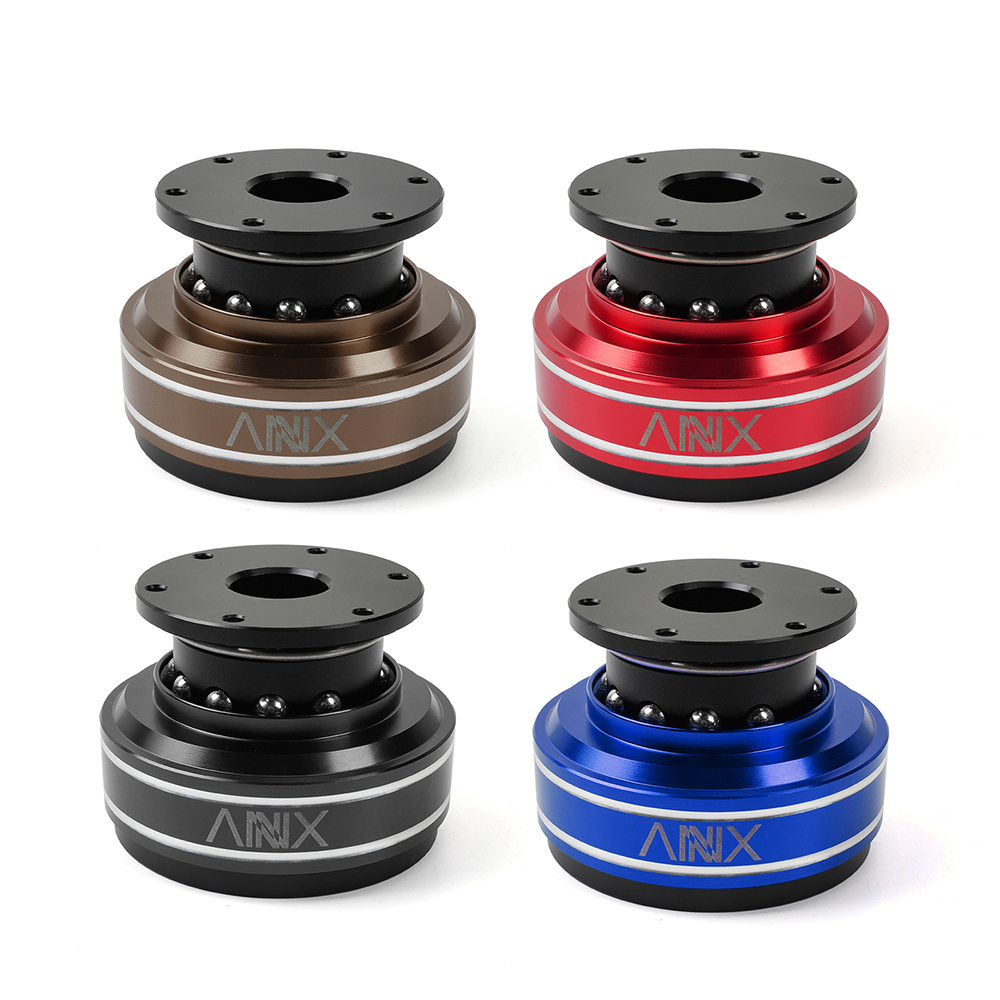 MUGE-Новый 6-луночный гоночный симулятор игрового руля, быстроразъемный адаптер ступицы 70 мм для MOZA Simagic M10 A/Mini Euro Truck QR040